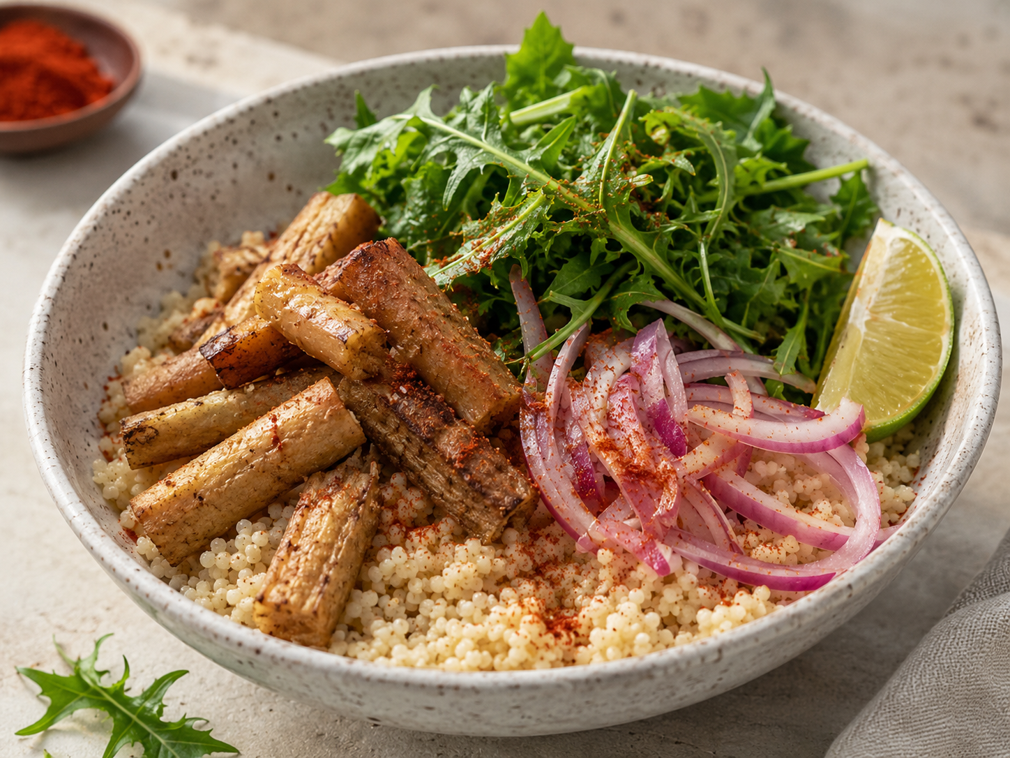 Root Chakra - Iron-Rich Fonio Root Bowl